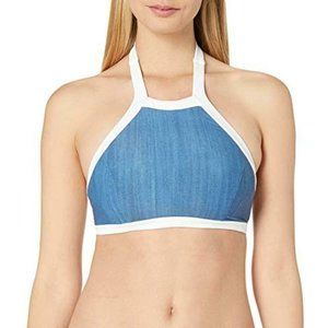 Seafolly Women's Block Party High Neck Bikini Top